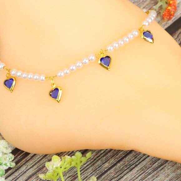 "Elegant Handmade Anklet – Delicate Jewelry for Women, MAR091412 - Picture 2 of 10